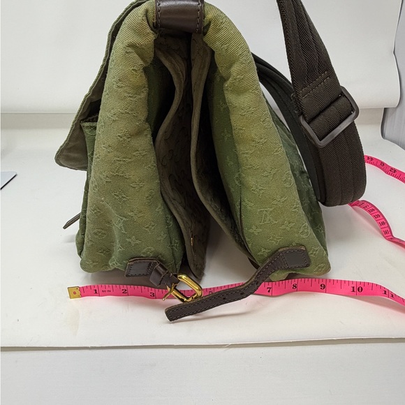 Louis Vuitton Khaki Green Monogram Mini Lin Sac Maman Bag 2004 Collection - Picture 14 of 16